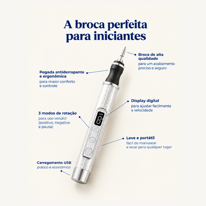 Lima de Unhas Elétrica e Removedor de Calosidades