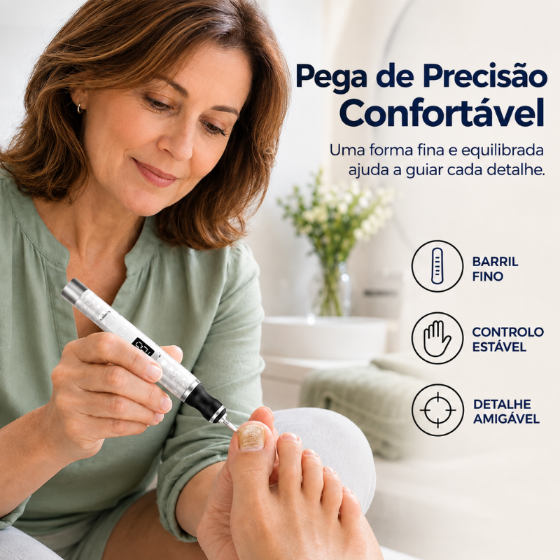 Lima de Unhas Elétrica e Removedor de Calosidades