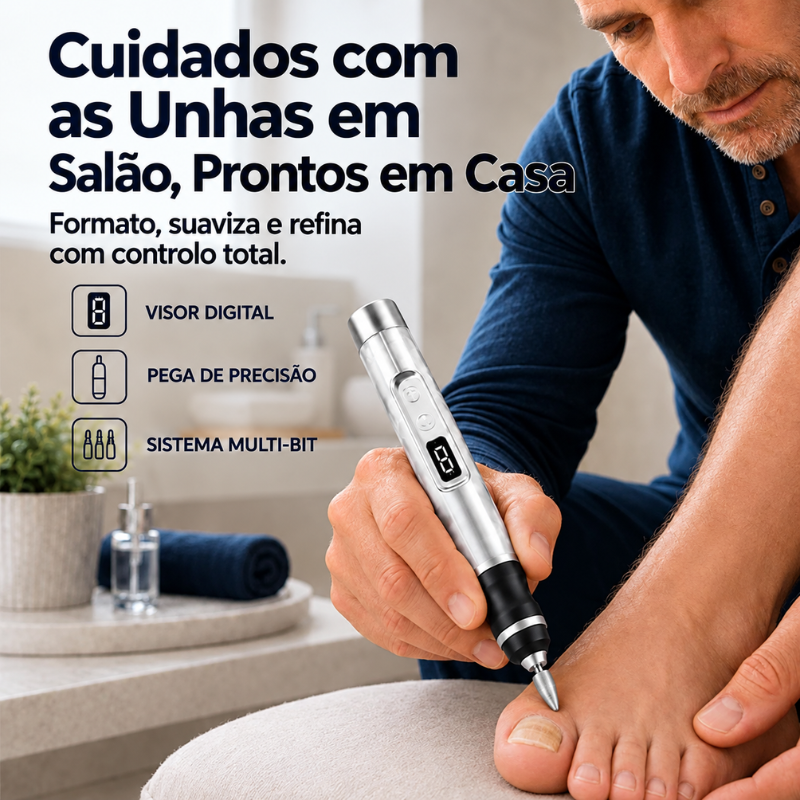 Lima de Unhas Elétrica e Removedor de Calosidades