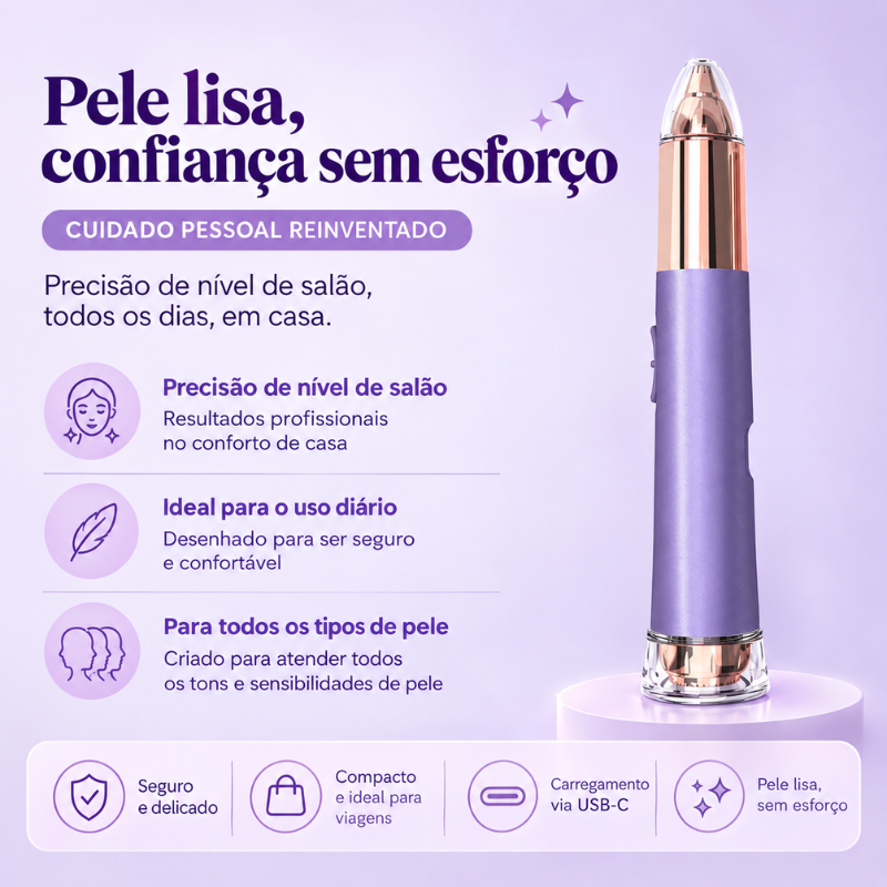 Aparador 2 em 1 para rosto e sobrancelhas
