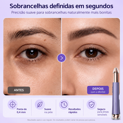 Aparador 2 em 1 para rosto e sobrancelhas