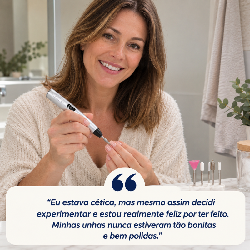 Lima de Unhas Elétrica e Removedor de Calosidades