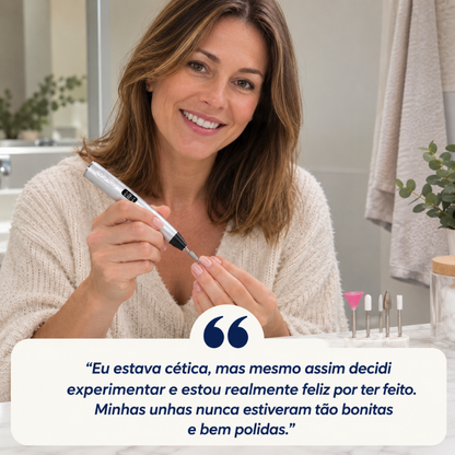 Lima de Unhas Elétrica e Removedor de Calosidades