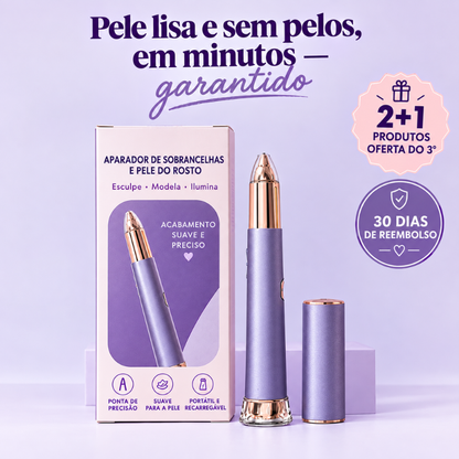 Aparador 2 em 1 para rosto e sobrancelhas
