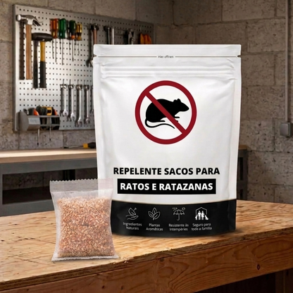 Sacos Repelentes para Ratos, Ratazanas e Martas