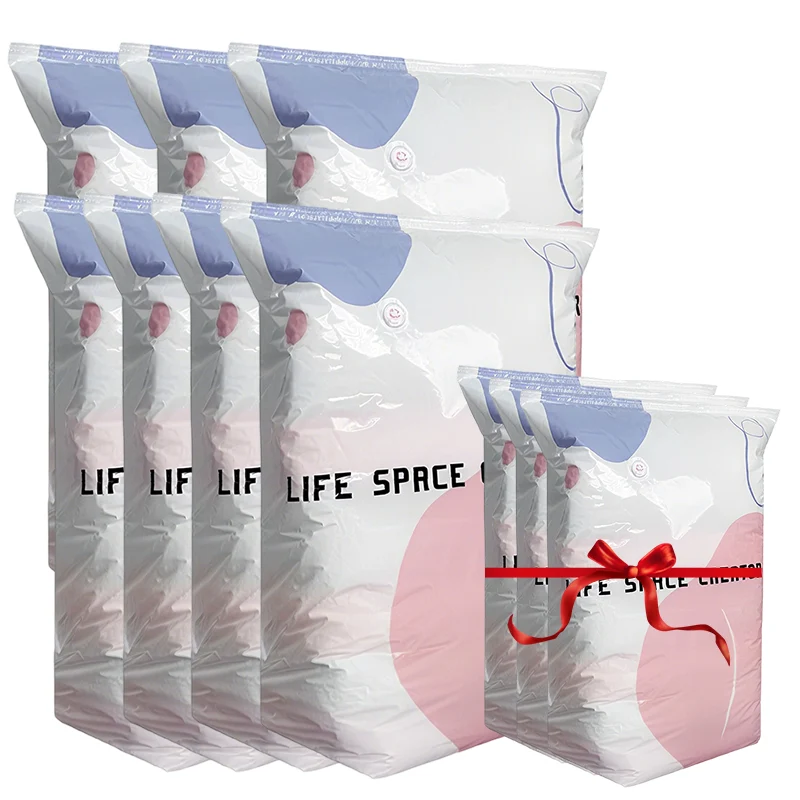 ⏳ Oferta limitada 🔥 - Sacos de vácuo sem bomba, tamanho grande☀